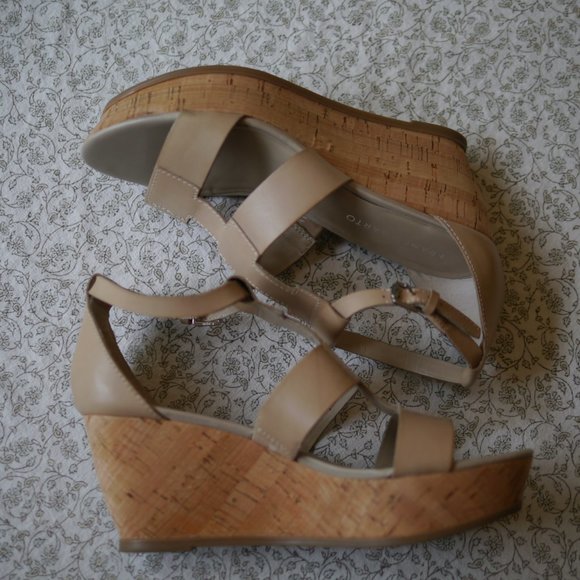 Franco Sarto Falco Platform Wedge Sandals 7.5 - Picture 4 of 11